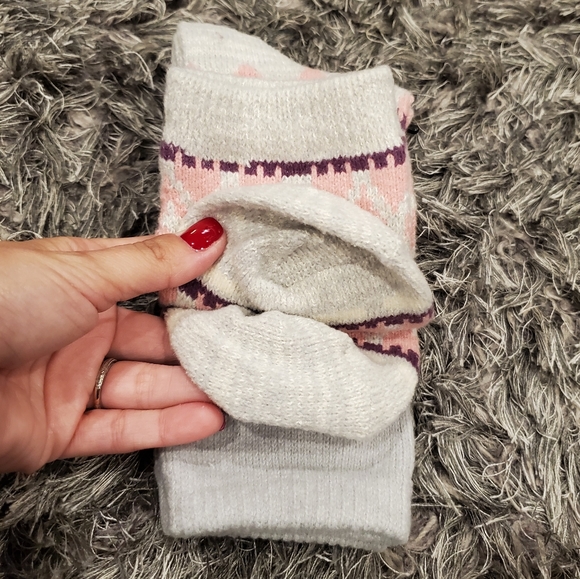 NWT Women's Sonoma Bundle of 2 Super Cozy Boot Crew Socks - Picture 4 of 6